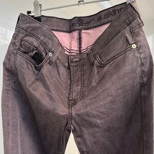 7 For All Mankind Charcoal Skinny Jeans